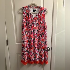 DKNY Knee Length Floral Dress